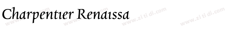 Charpentier Renaissa字体转换